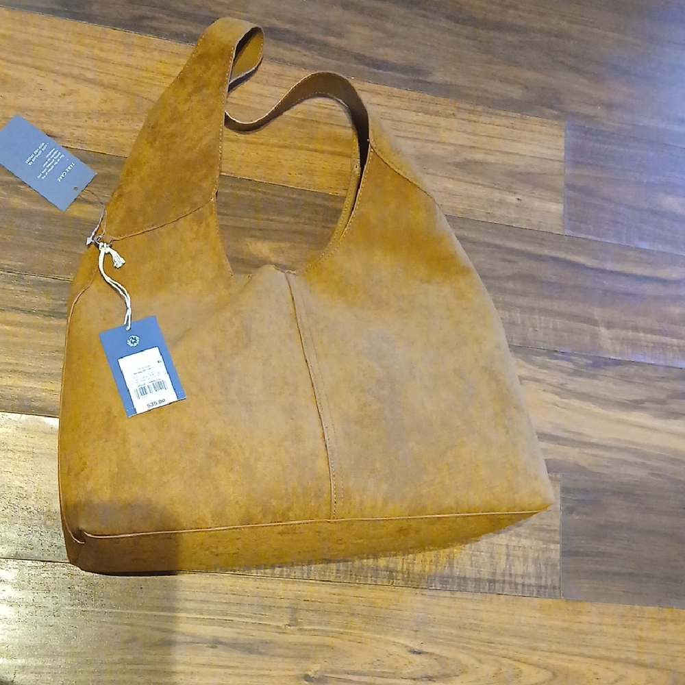 Brown Leather Hobo Bag